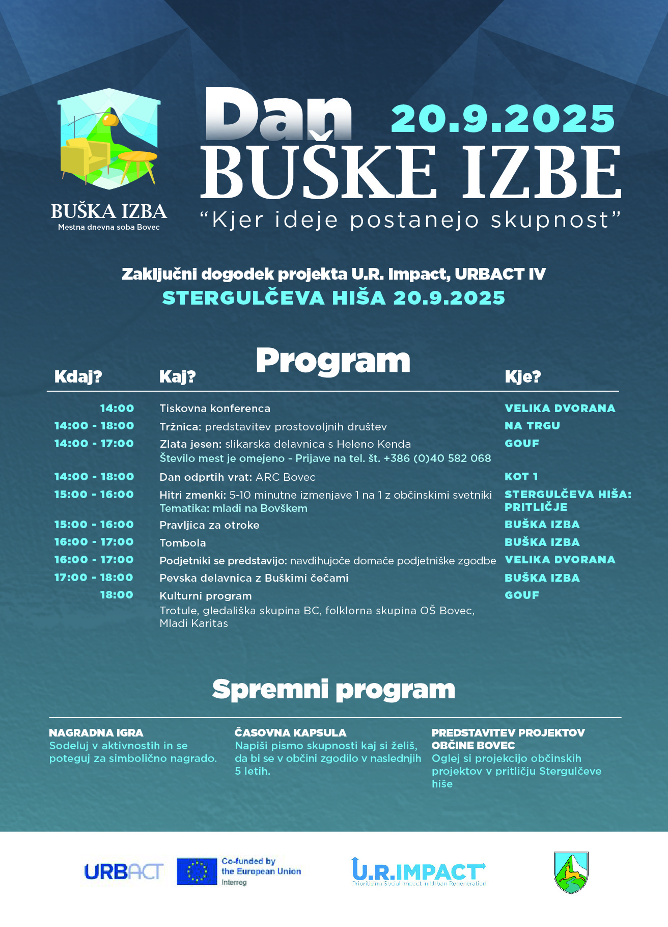 PLAKAT DAN BUŠKE IZBE